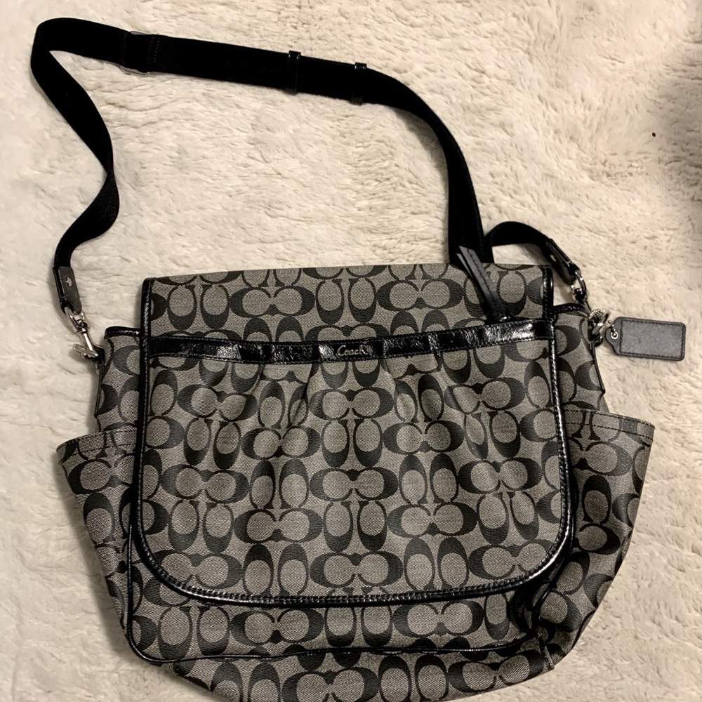 Coach Baby Diaper Messenger Bag in Signature.
